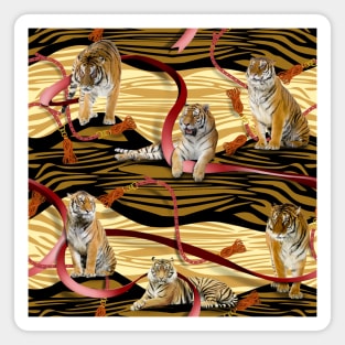 Bengal Tiger Pattern Magnet